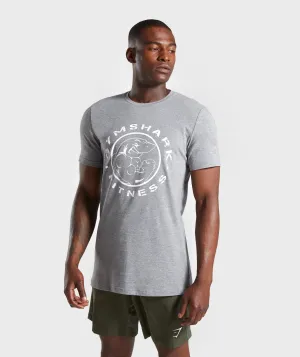 Gymshark Legacy T-Shirt- Grey Marl