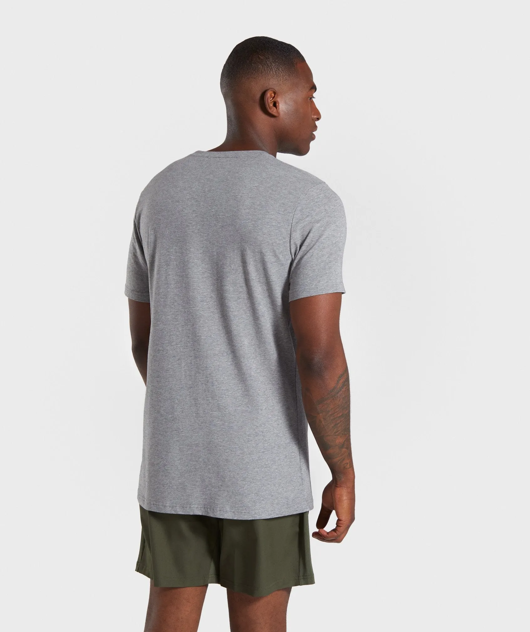 Gymshark Legacy T-Shirt- Grey Marl