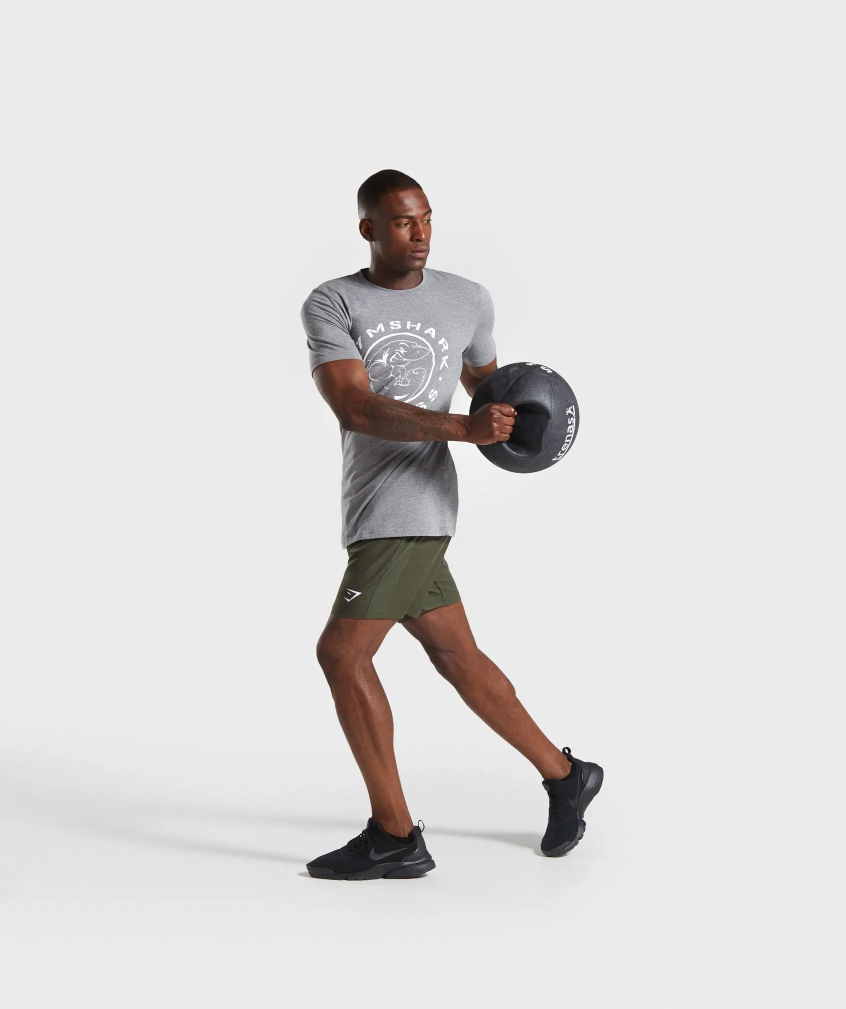 Gymshark Legacy T-Shirt- Grey Marl