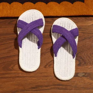 Hand Braided Cotton Stitched Home Slipper 20