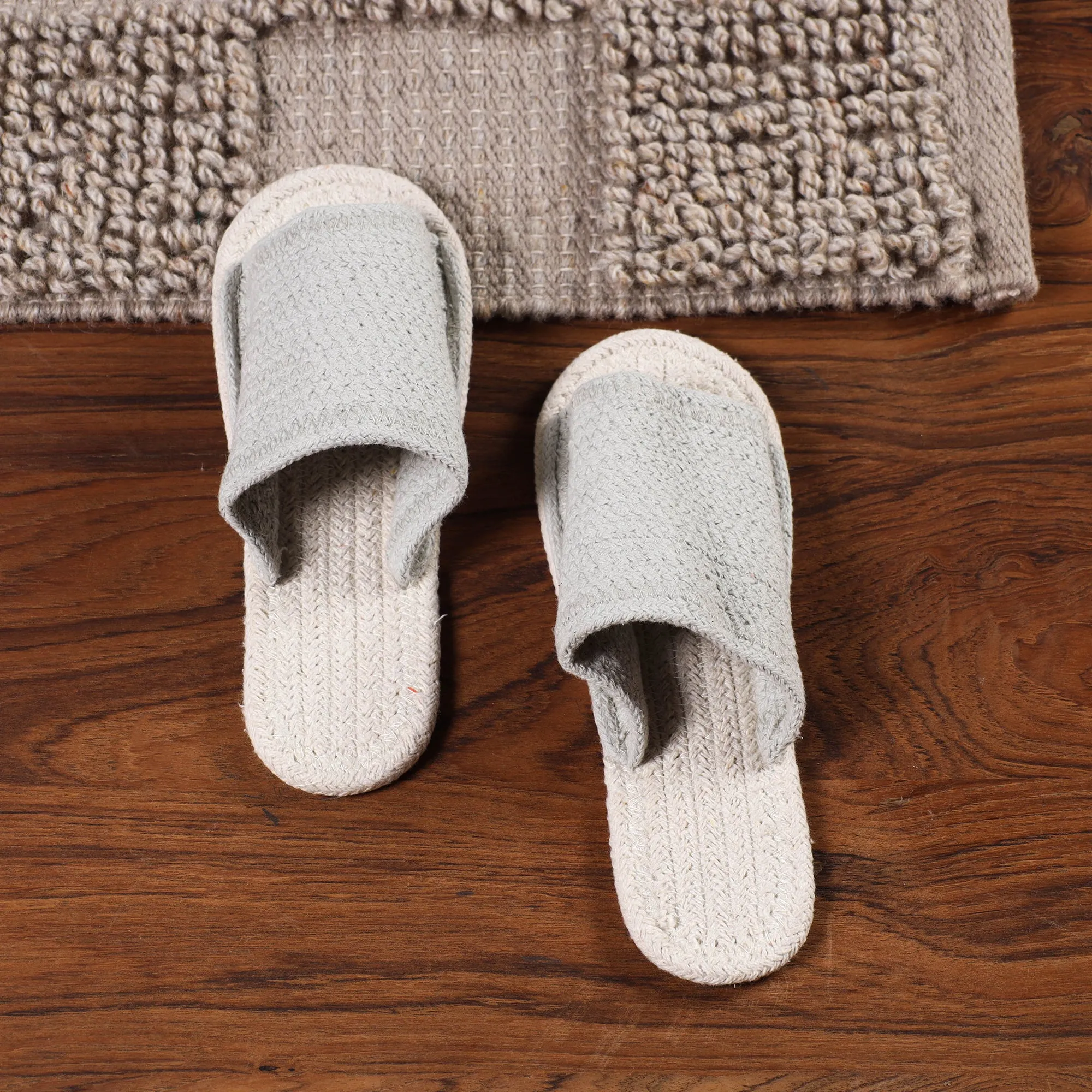 Hand Braided Cotton Stitched Home Slipper