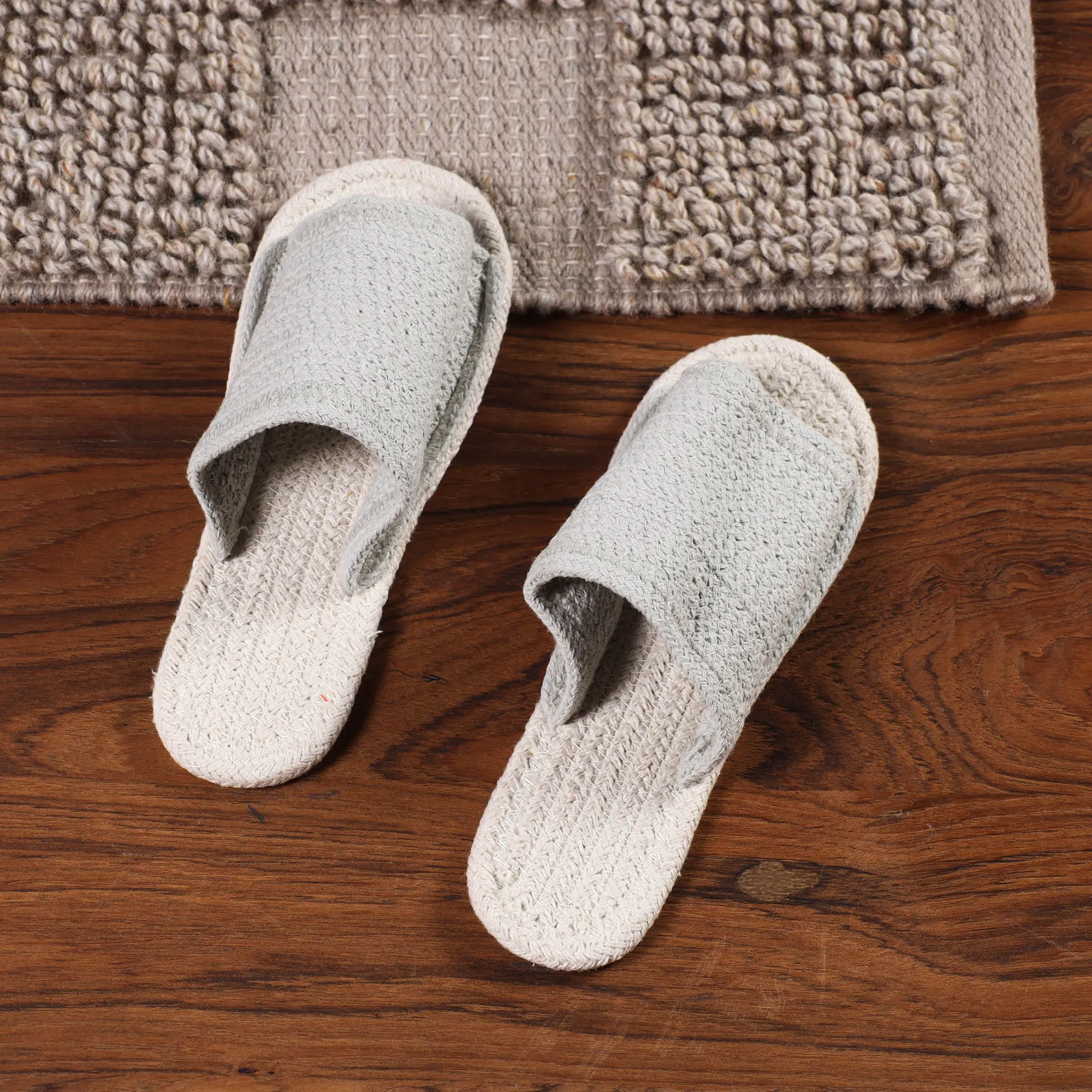 Hand Braided Cotton Stitched Home Slipper