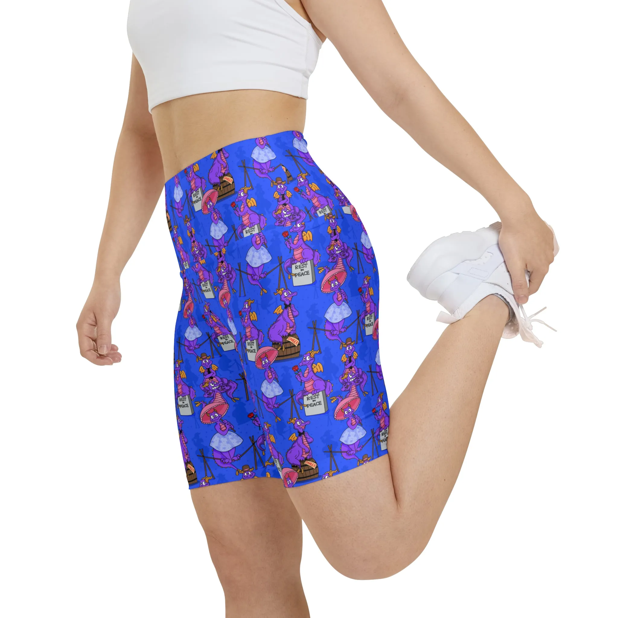 Haunted Mansion Figment Women's Athletic Workout Shorts