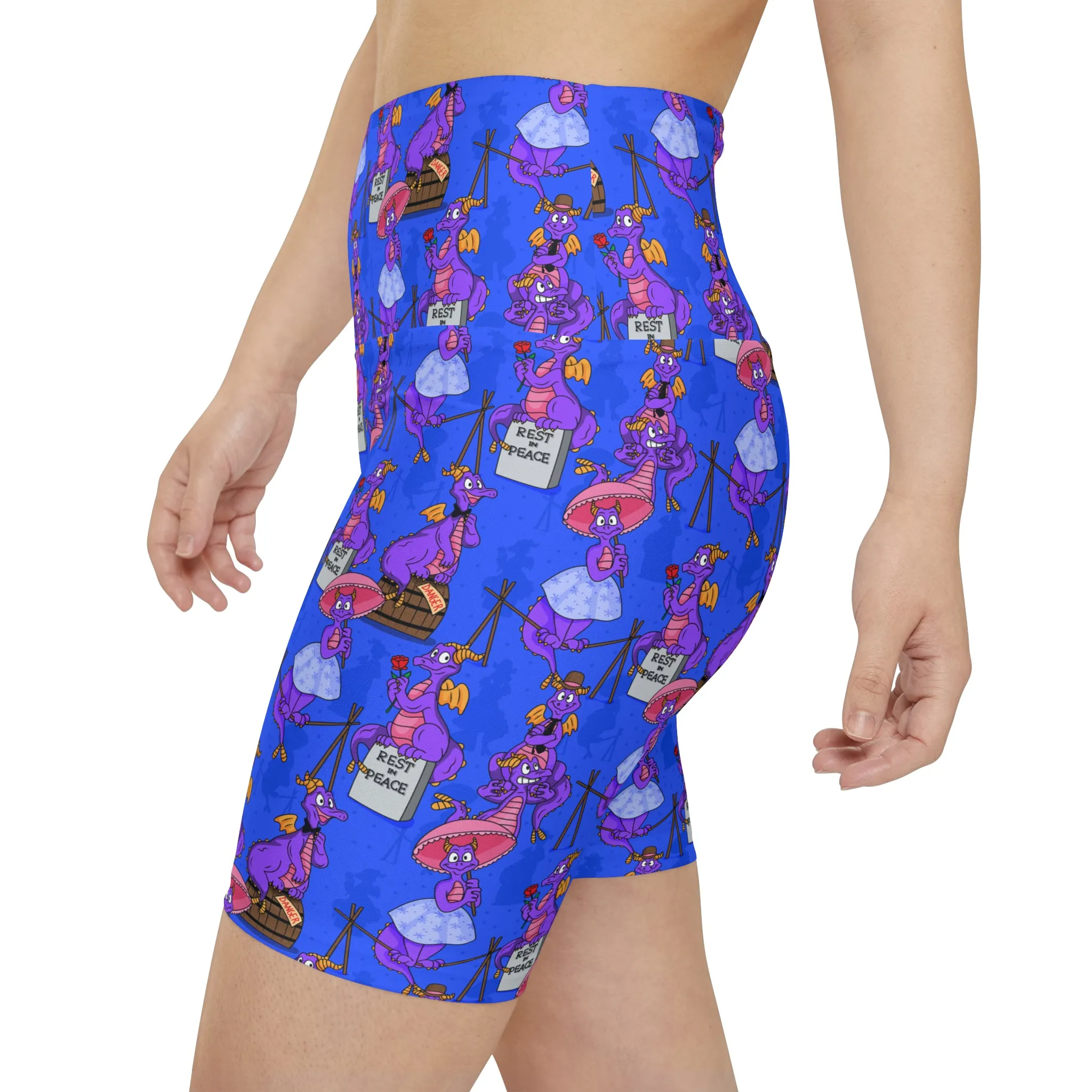 Haunted Mansion Figment Women's Athletic Workout Shorts