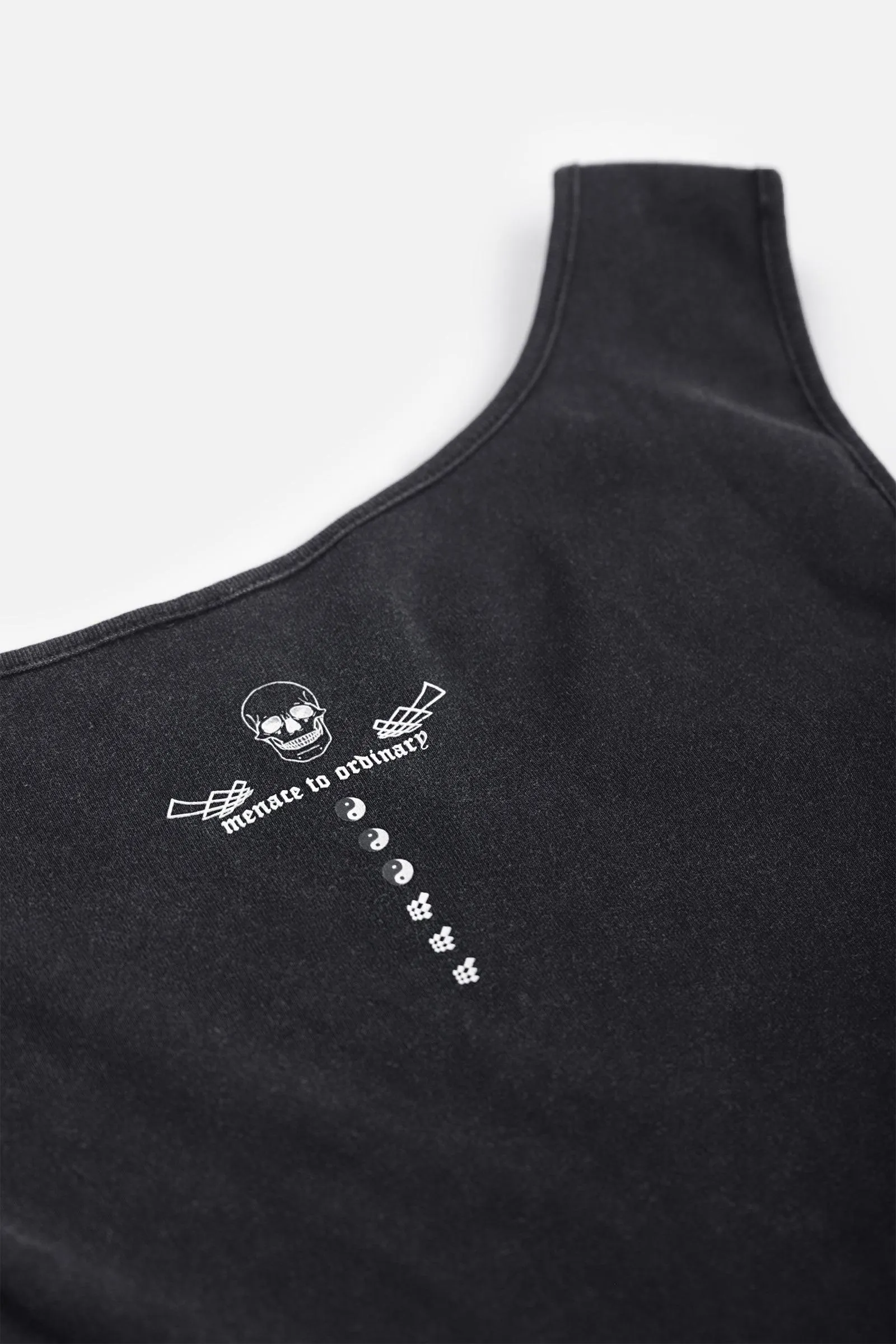 Heavy Duty Workout Tank Top - Washed Black