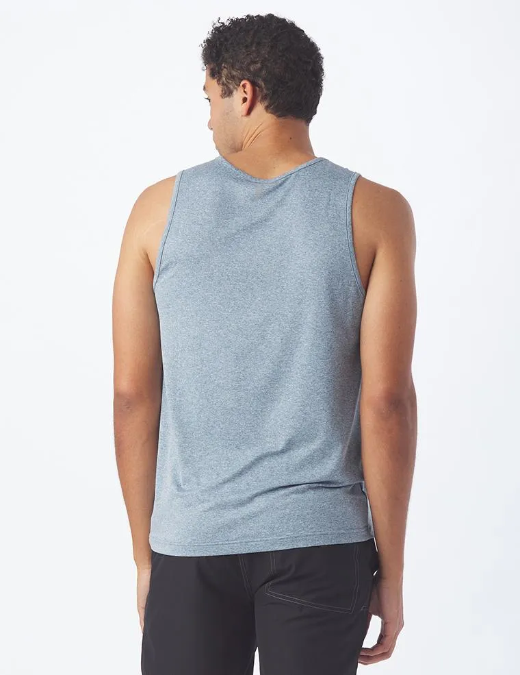 Highland Tank: Denim Blue Heather