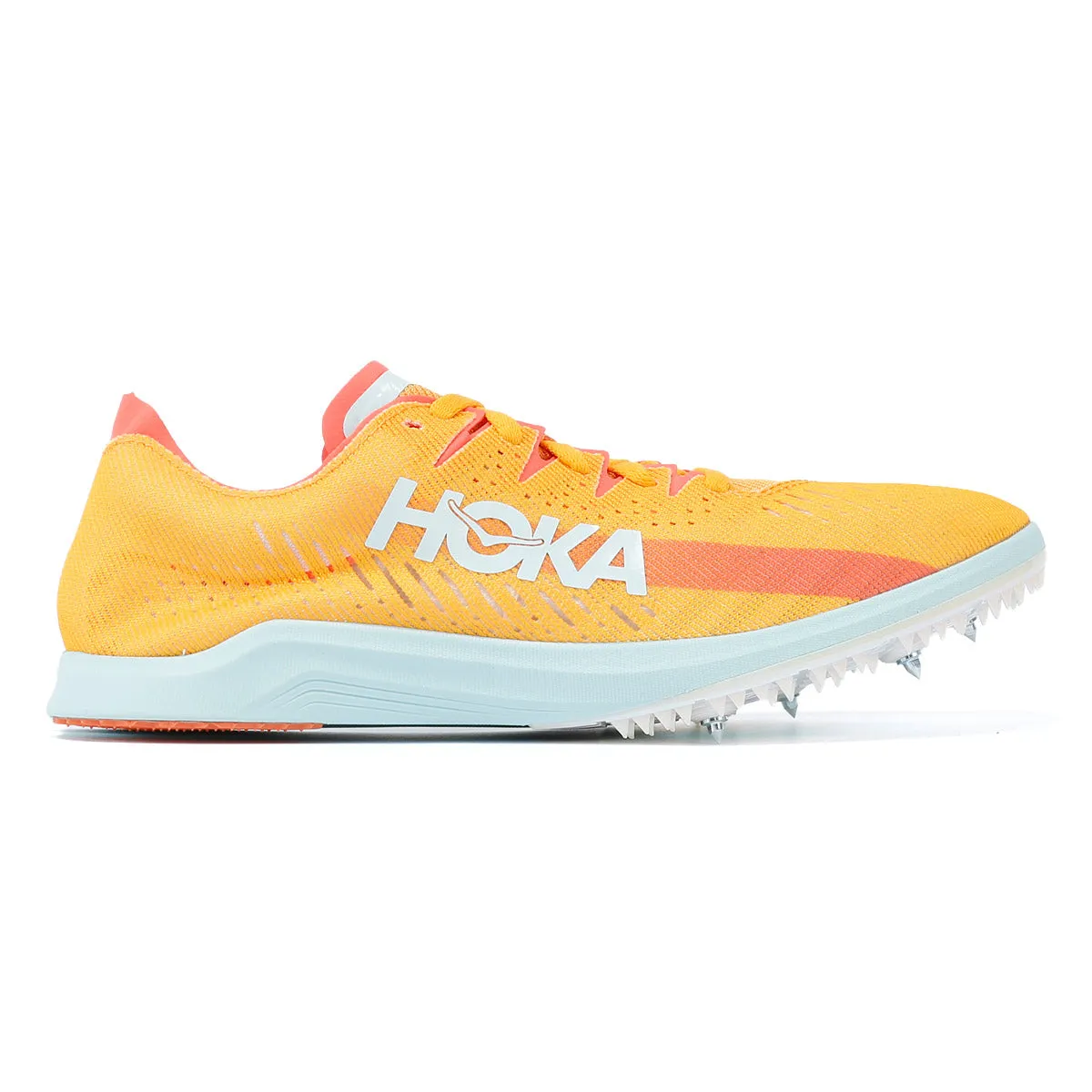 Hoka Cielo X LD Radiant Yellow / Camellia Running Spikes