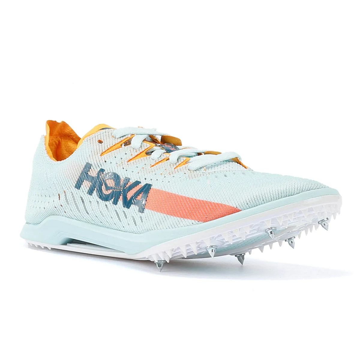 Hoka Cielo X MD Women's Blue Grass / Radiant Yellow Running Spikes