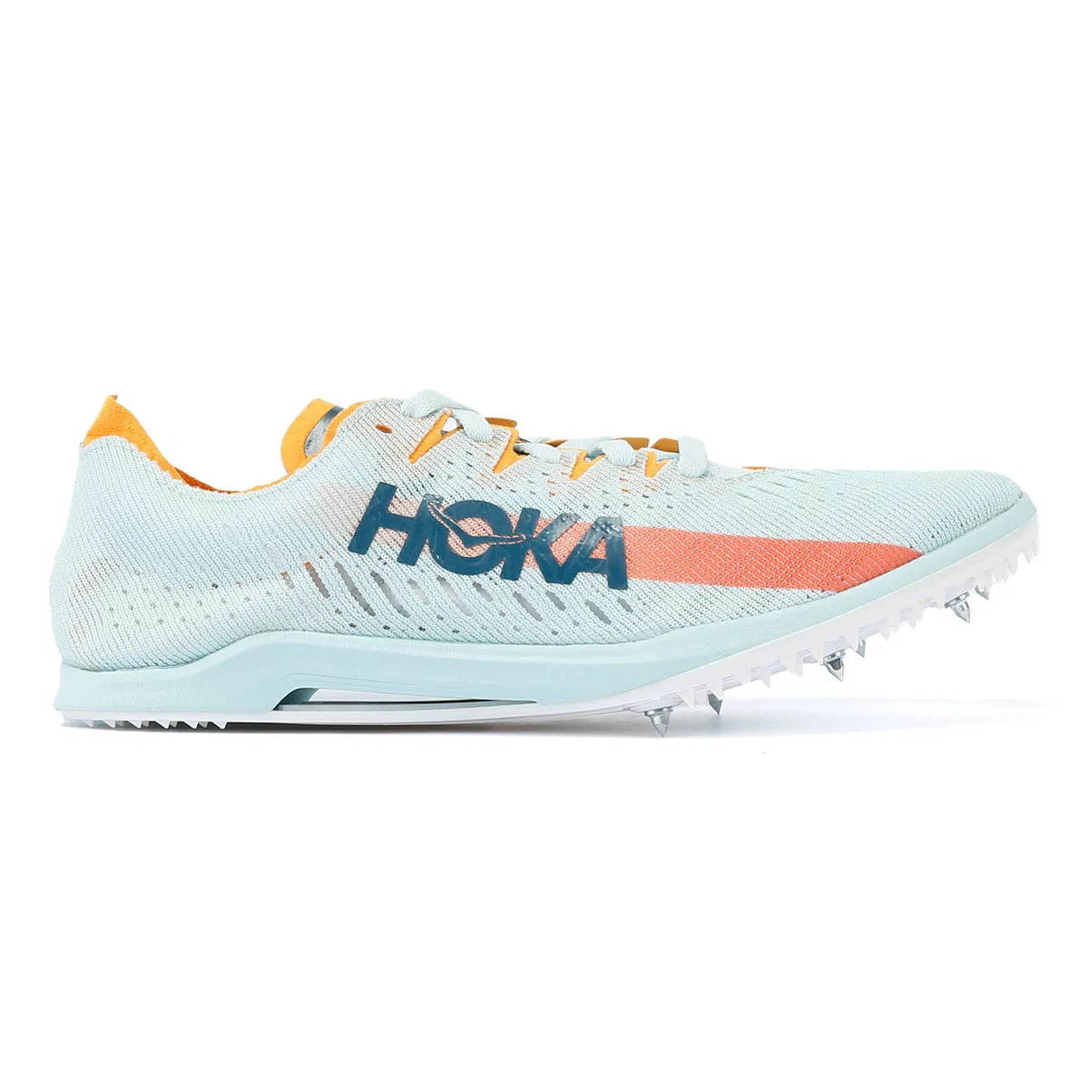 Hoka Cielo X MD Women's Blue Grass / Radiant Yellow Running Spikes