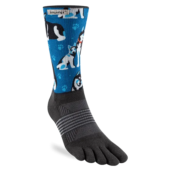 Injinji Trail Crew Sock Womens - Artist Designed Series