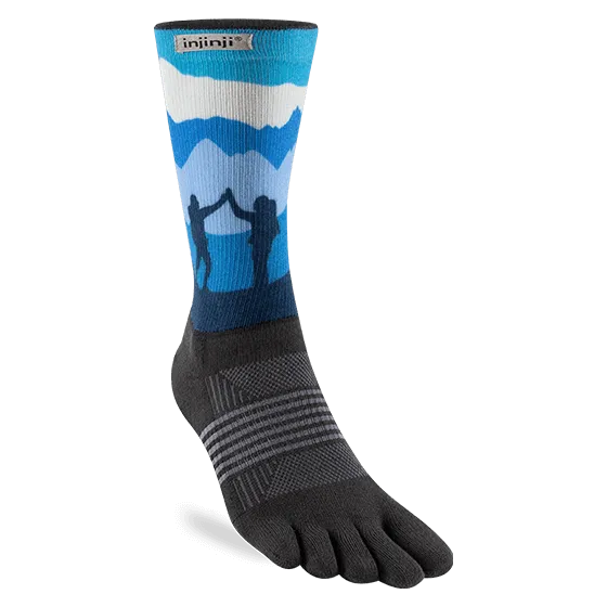 Injinji Trail Crew Sock Womens - Artist Designed Series