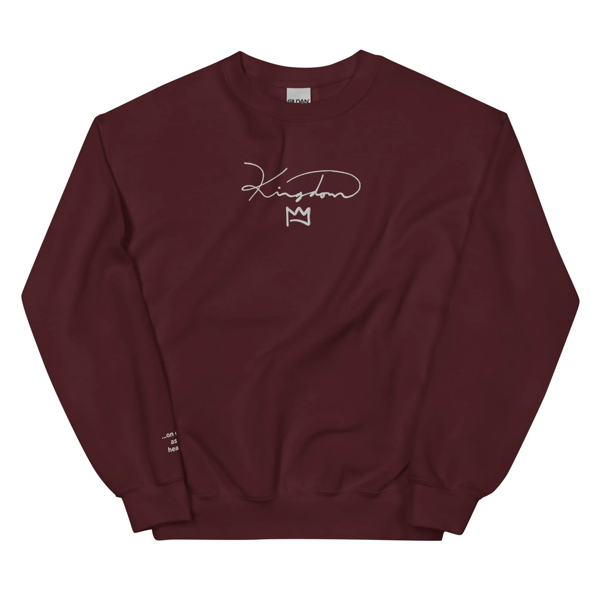 Kingdom Embroidery Unisex Sweatshirt (Multiple Colors)