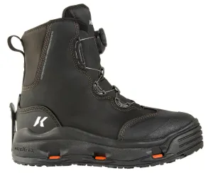 Korkers Devil's Canyon Wading Boots with Kling-On & Studded Kling-On Soles - Black