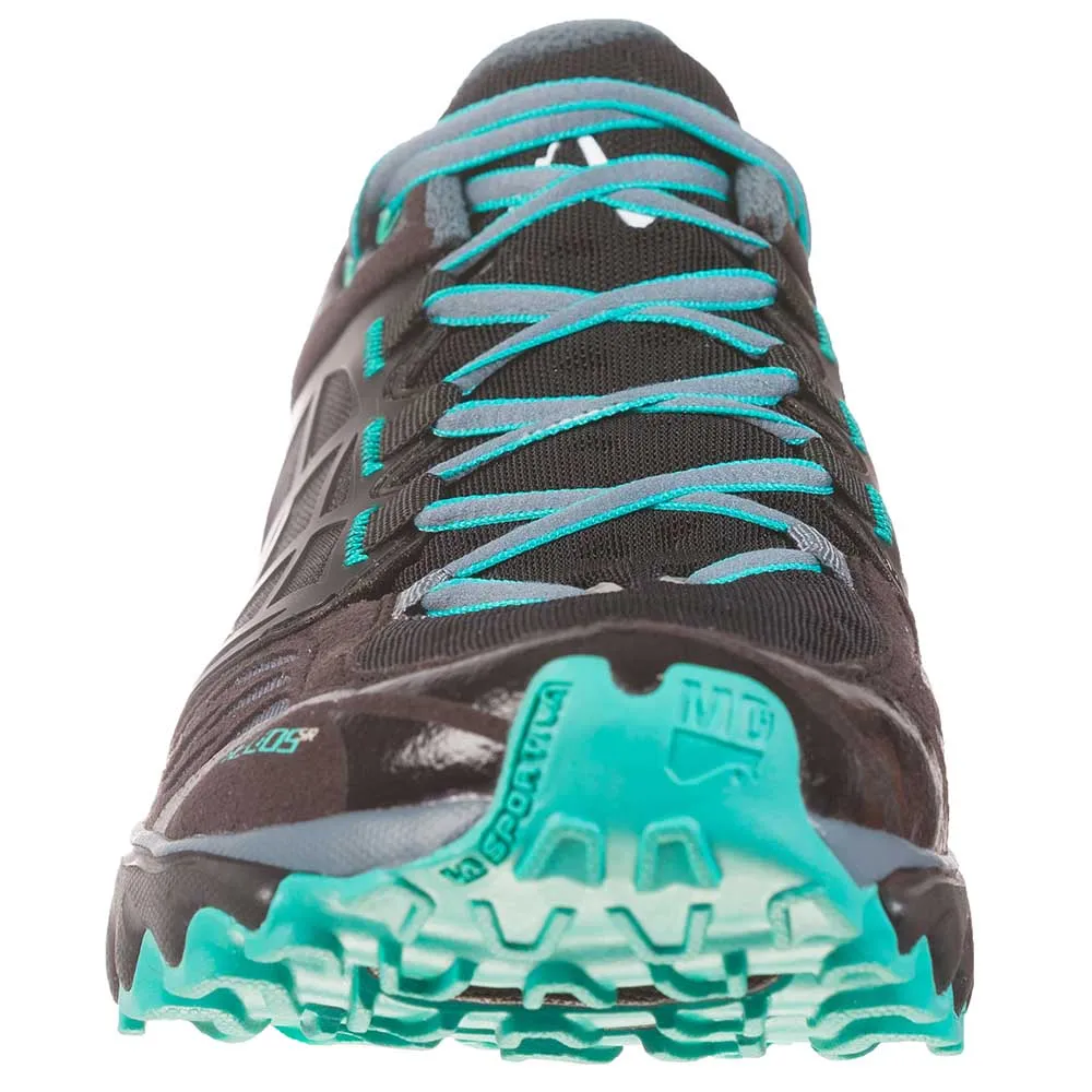 La Sportiva Helios SR Womens Trail Running Shoe - Black/Aqua - Clearance