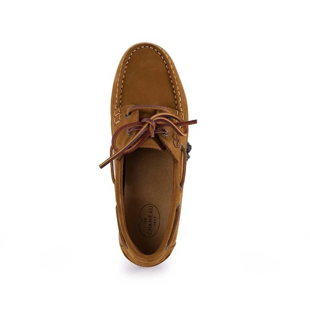 LE CHAMEAU Galion Deckshoes - Women's - Tan Nubuck