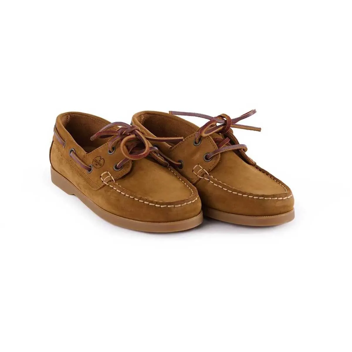 LE CHAMEAU Galion Deckshoes - Women's - Tan Nubuck