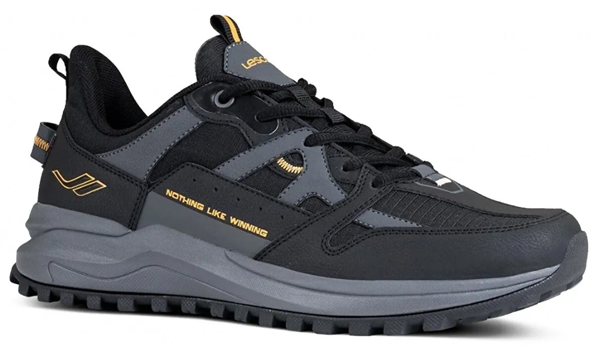 LESCON Trail Java Black Men's Sports Shoes