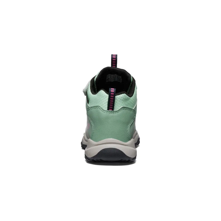 Little Kids' Wanduro Waterproof Boot  |  Granite Green/Ibis Rose