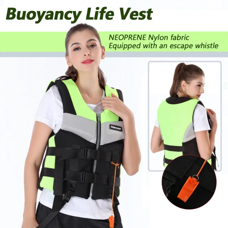 MANNER QP2030 Adult Buoyancy Vest Swimming Aid Life Jacket, Size:XXL(Red)