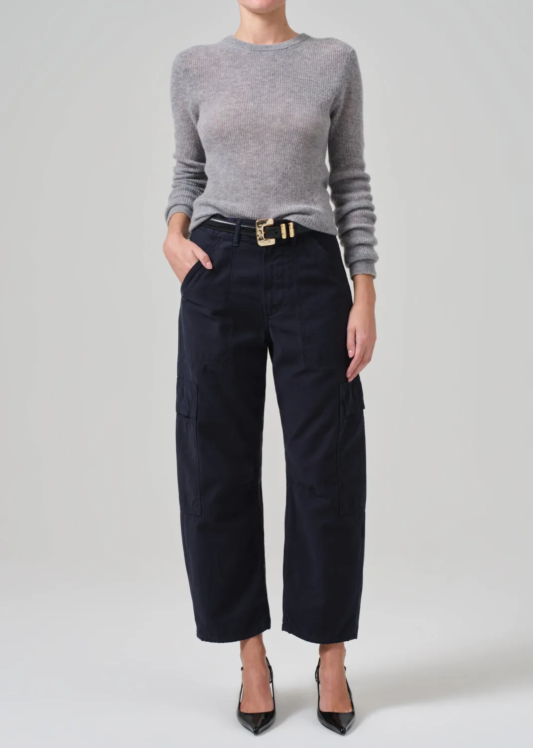 Marcelle Low Slung Easy Cargo in True Navy