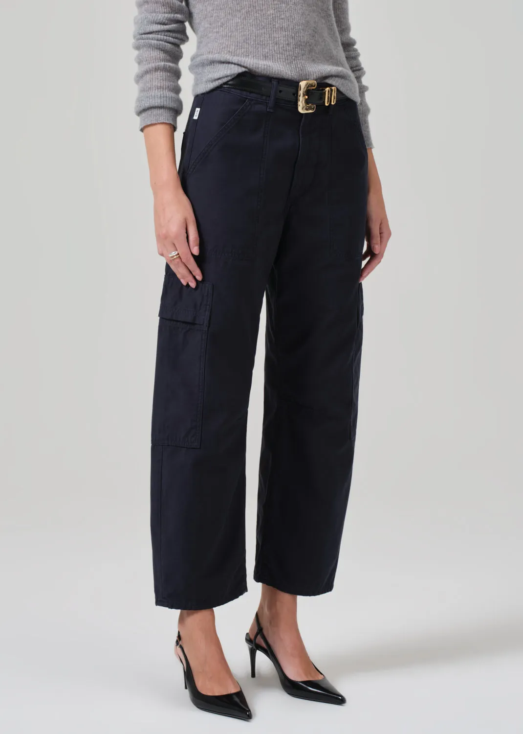 Marcelle Low Slung Easy Cargo in True Navy