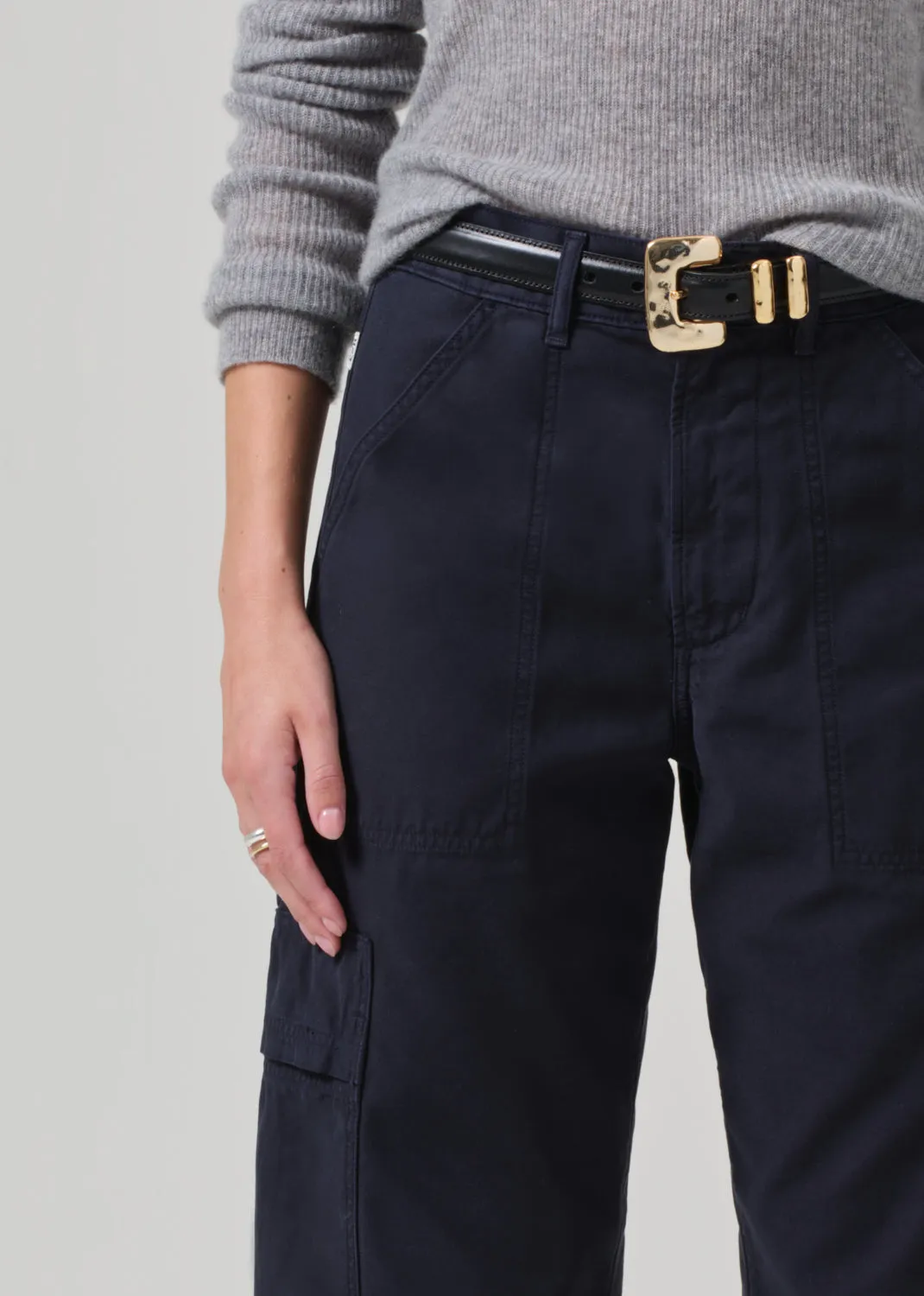 Marcelle Low Slung Easy Cargo in True Navy