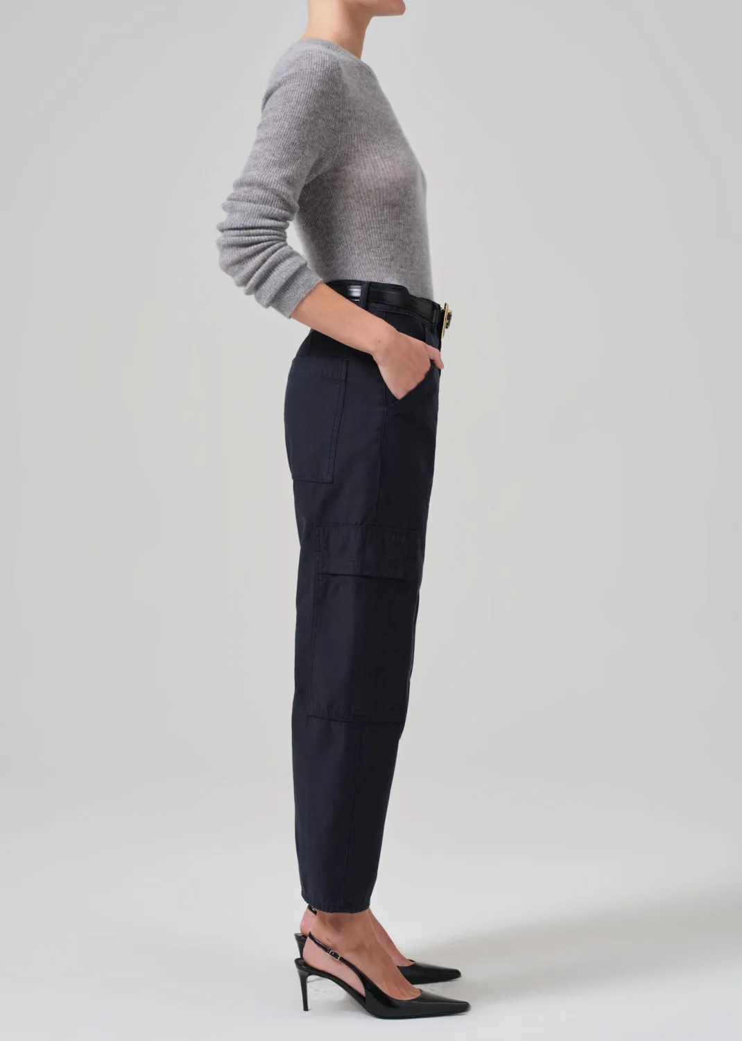 Marcelle Low Slung Easy Cargo in True Navy