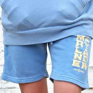 Marylander Stacked (Light Blue) / Sweatshorts