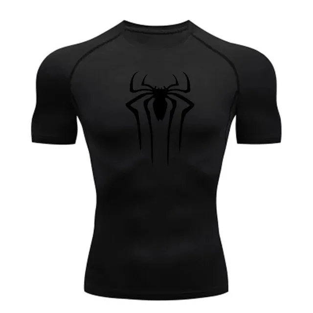 Men Fitness Gym Super Hero Sport Running T-Shirt