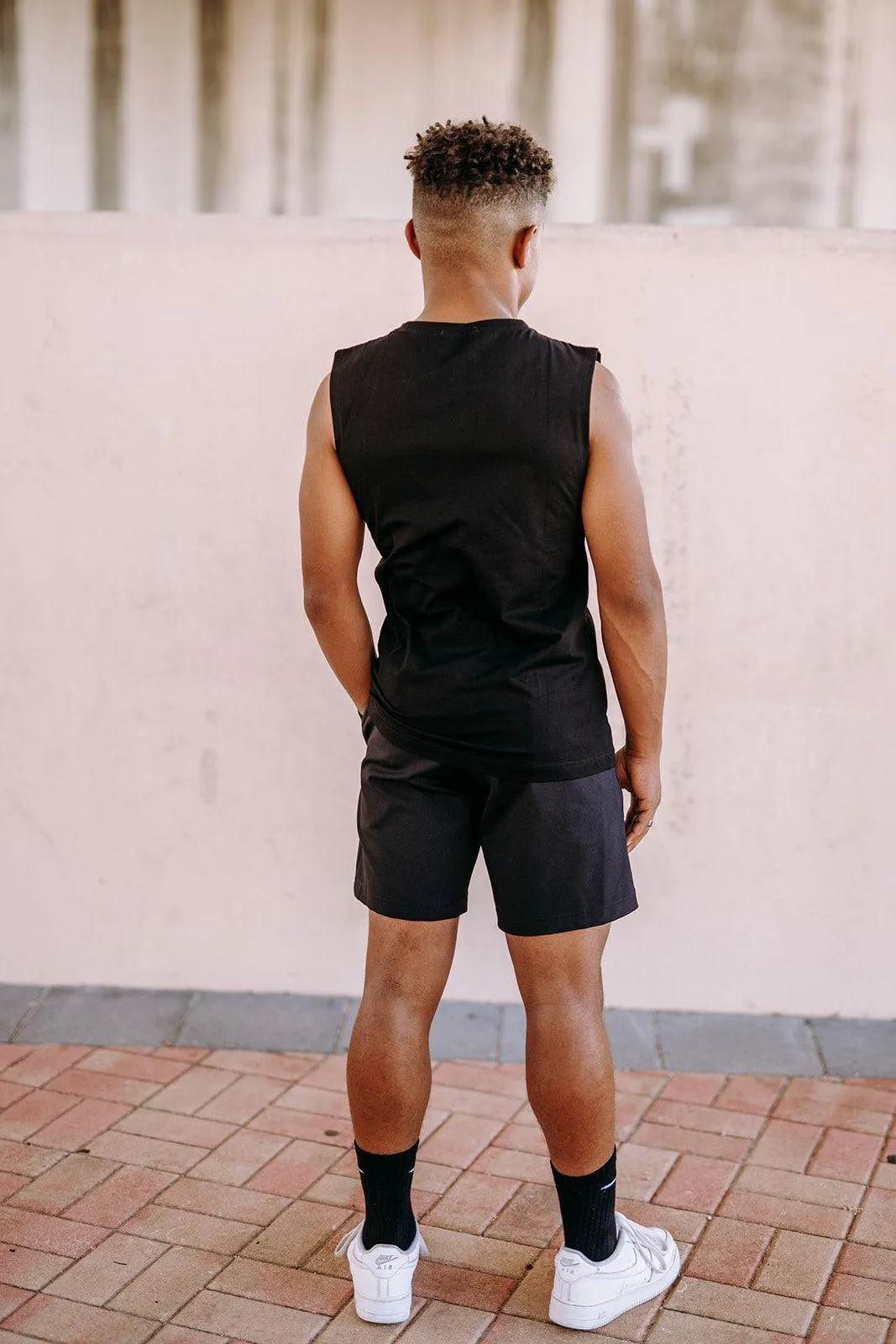 Men's Black Athletic Shorts