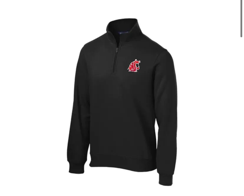 Men's Black Sport-Tek 1/4 Zip Pullover