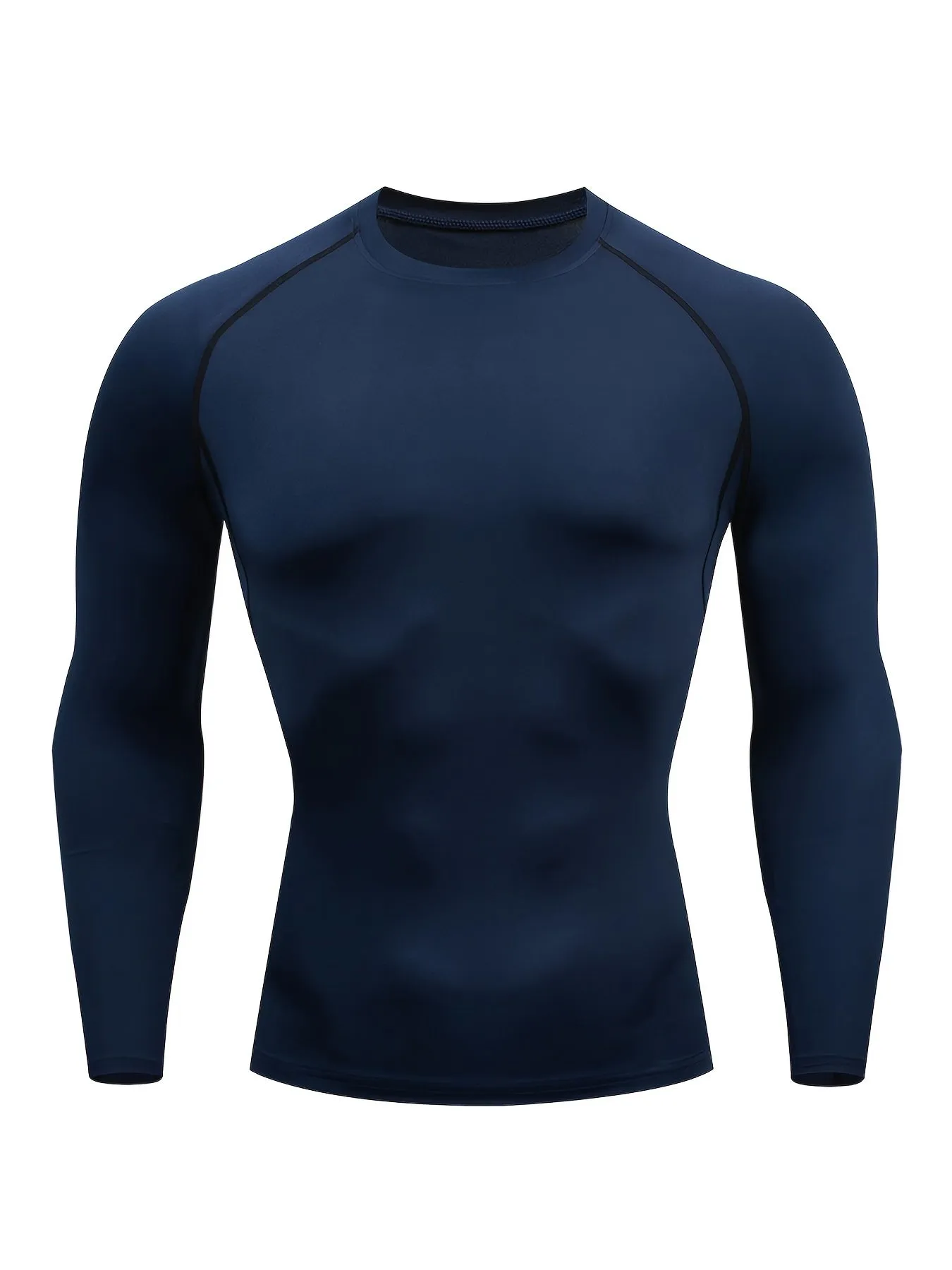 Men's Compression Long Sleeve Athletic Workout Top