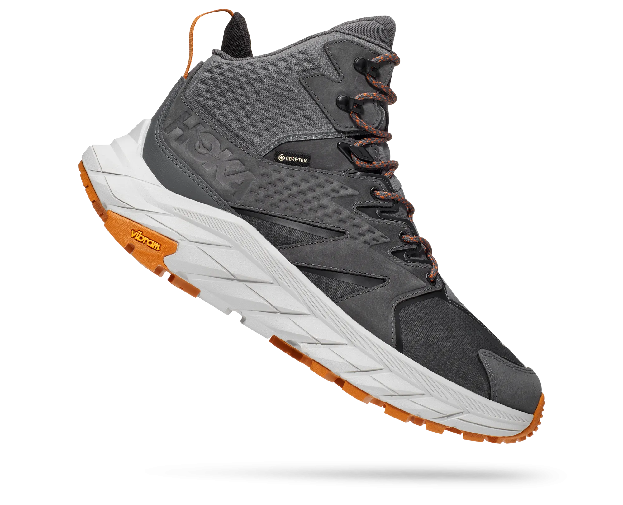 Men's Hoka One One Anacapa Mid GTX Color: Castlerock/Harbor Mist