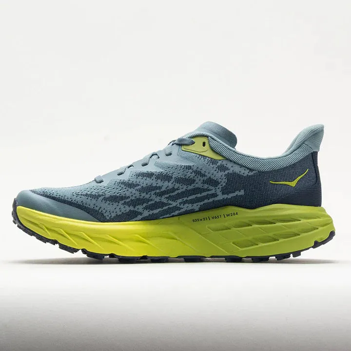 MEN'S HOKA SPEEDGOAT 5 | STONE BLUE / DARK CITRON