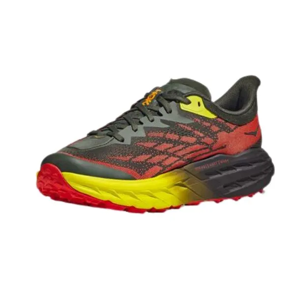 Mens Hoka Speedgoat 5 - 	Thyme / Fiesta