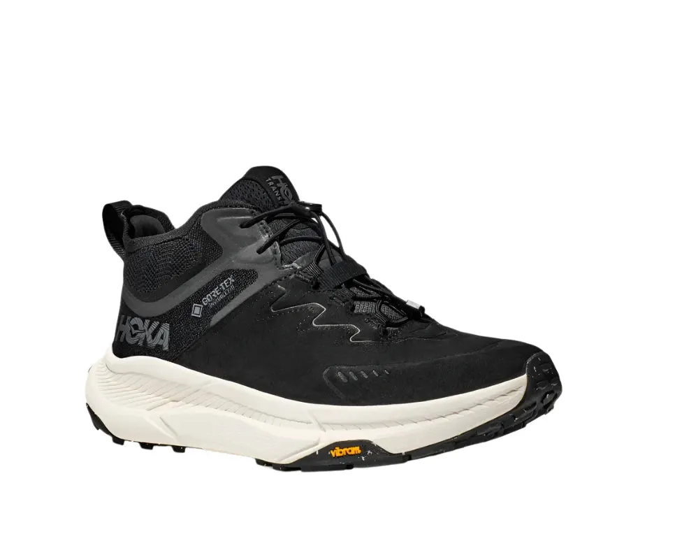 MEN'S HOKA TRANSPORT CHUKKA GTX | BLACK / ALABASTER