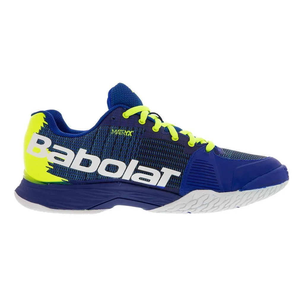 Men's Jet Mach I Blue and Fluo Aero Tennis Shoes