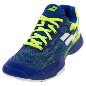 Men's Jet Mach I Blue and Fluo Aero Tennis Shoes