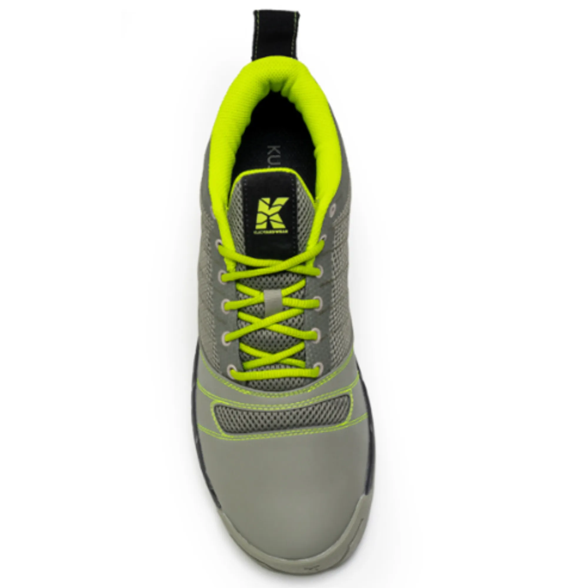 Men's Kujo Lightweight Breathable Mesh Water Resistant Yard Work Shoe in Gray/Green