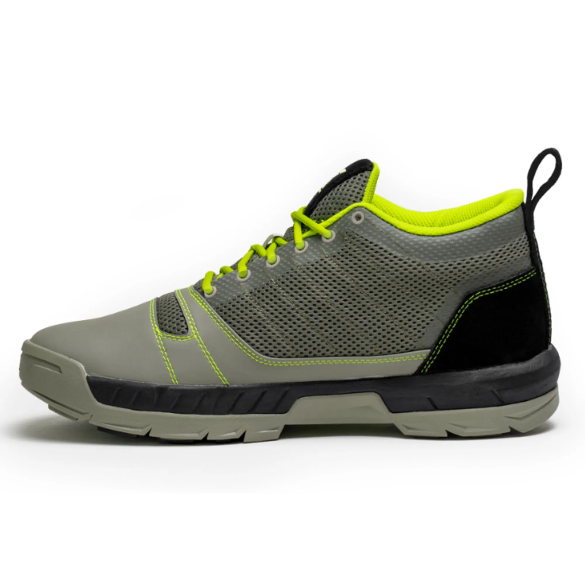 Men's Kujo Lightweight Breathable Mesh Water Resistant Yard Work Shoe in Gray/Green