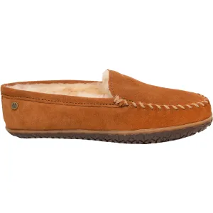 Men's Minnetonka Sheepskin Tobie Brown W/R Suede