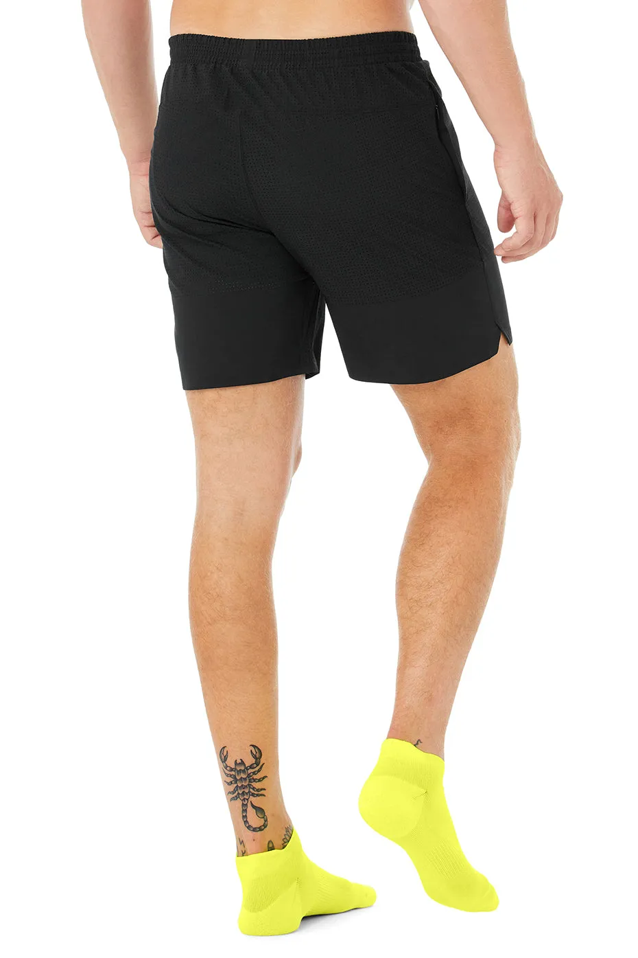 Men's Performance Tab Sock - Highlighter/Black