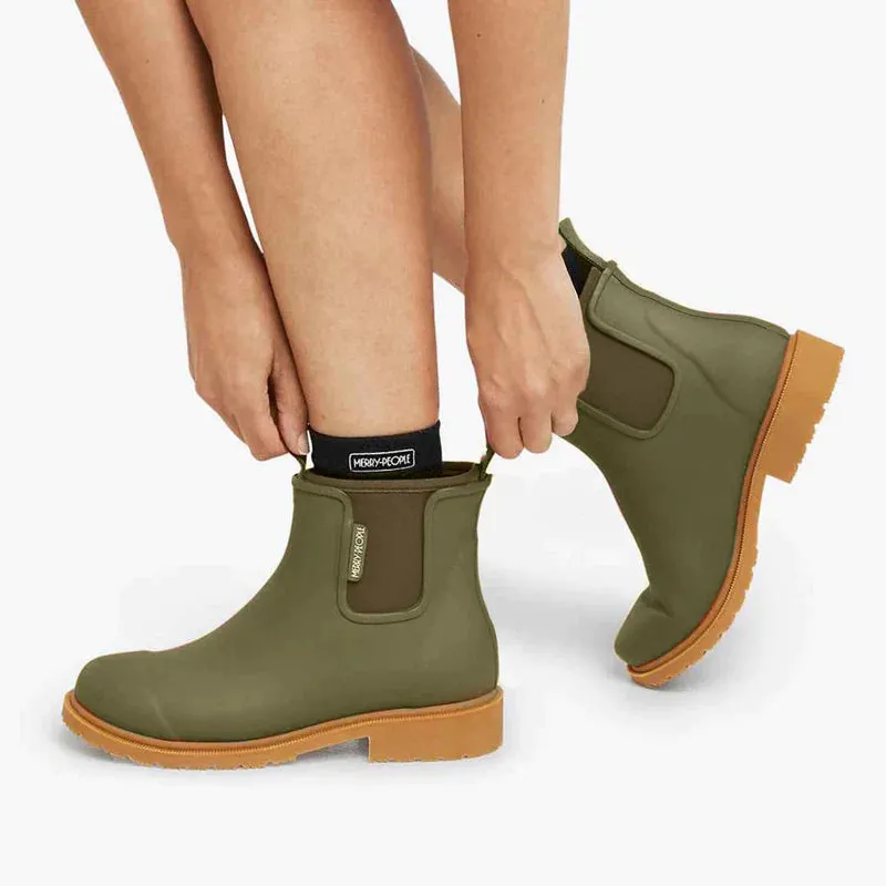 Merry People Bobbi Gumboot - Khaki Green