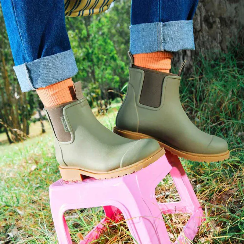 Merry People Bobbi Gumboot - Khaki Green