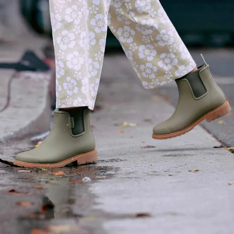 Merry People Bobbi Gumboot - Khaki Green