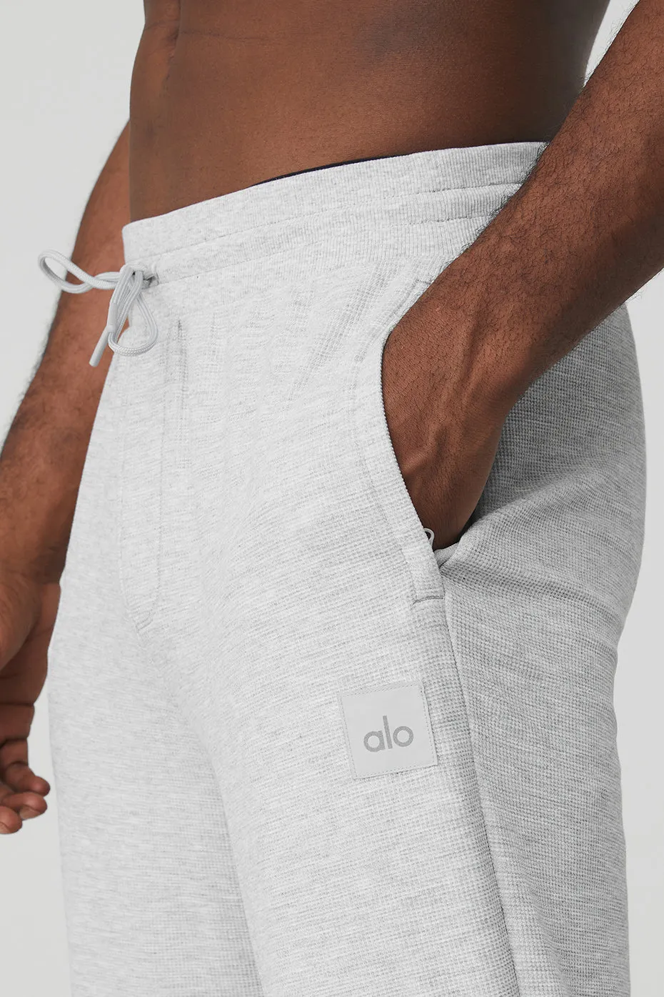 Micro Waffle Fast Break Sweatpant - Athletic Heather Grey