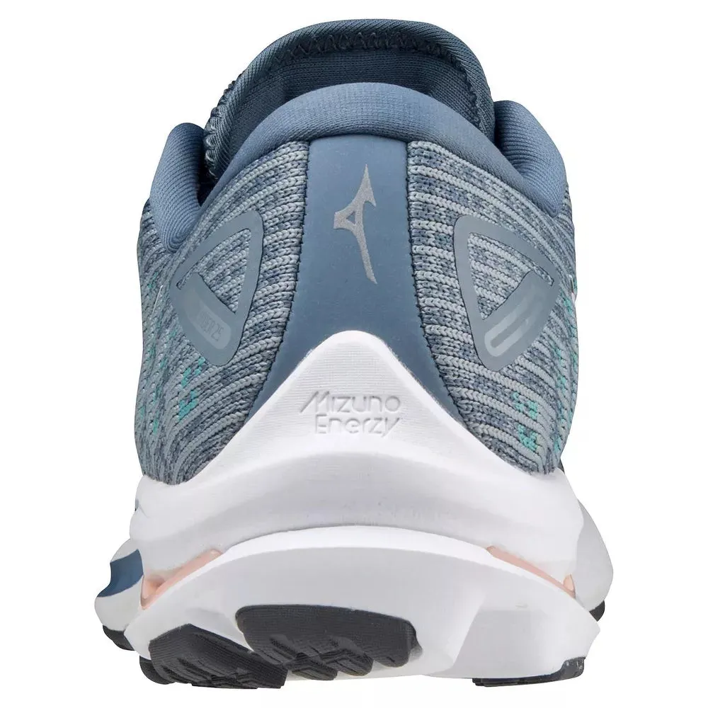 Mizuno | Wave Rider 25 | Waveknit | Women's | Quarry/Vaporous Grey