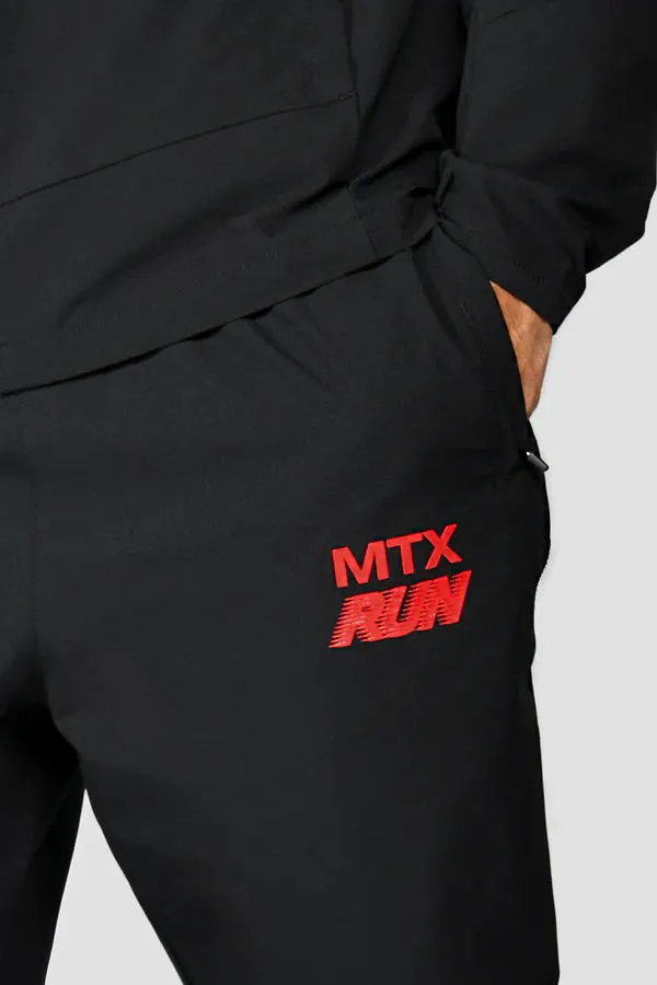 MONTIREX MTX Logo Running Pant - Black/ Red