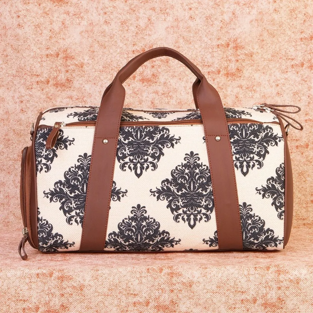 Mughal Motif Medium Duffel Bag