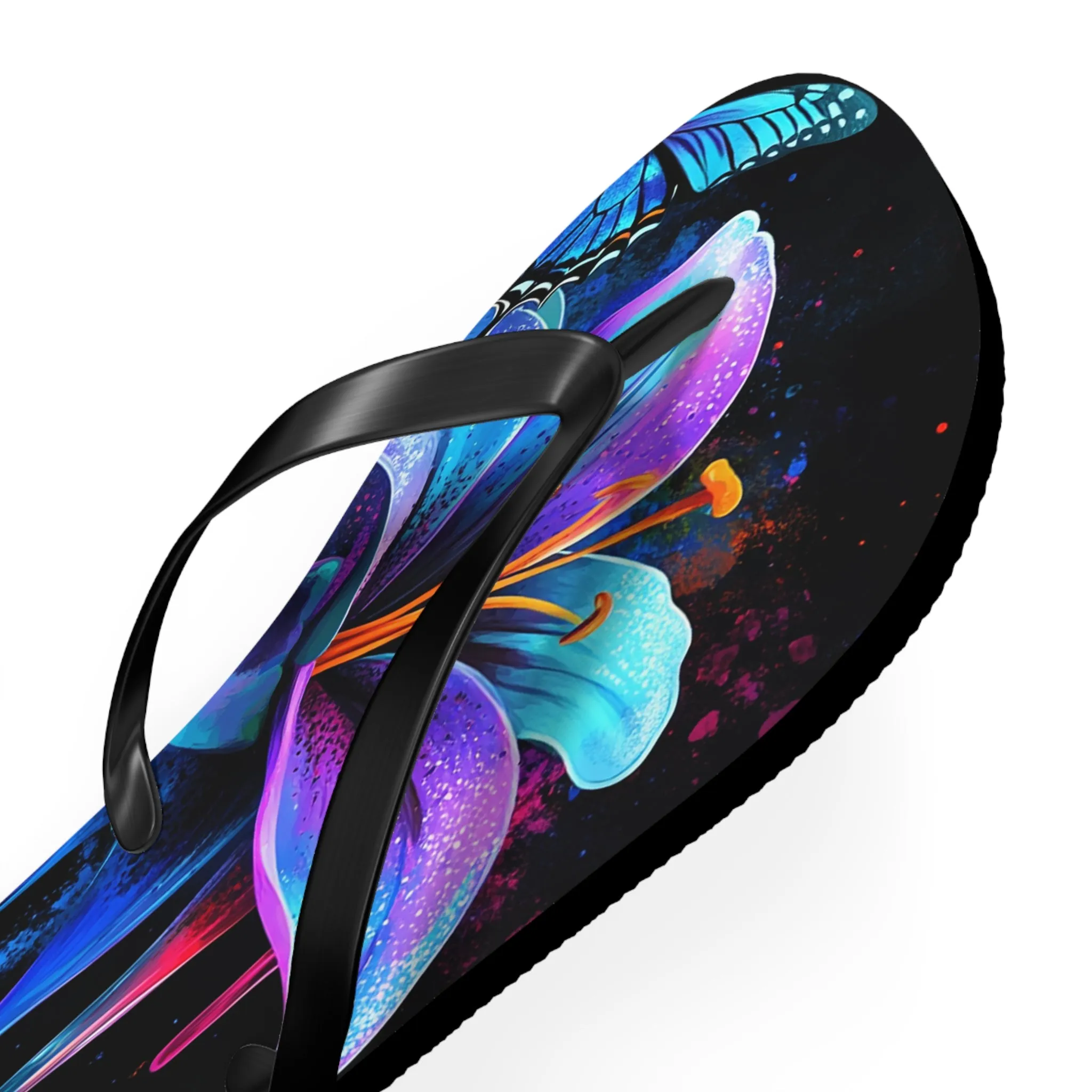 Neon Nights Flip Flops